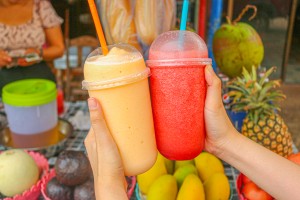 Touny Fruit Shake and Roti