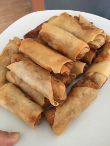 Fried spring rolls