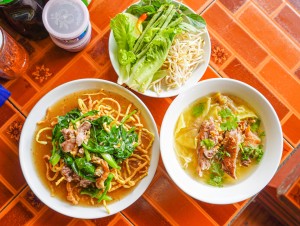 Duck Noodle soup Donkoi Chaokao