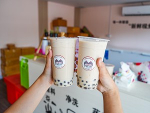 Twins bubble tea