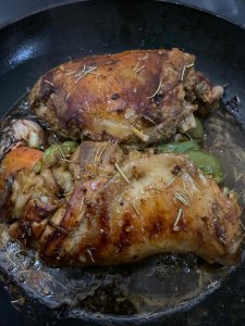 Poulet croustillant aux zests de citron