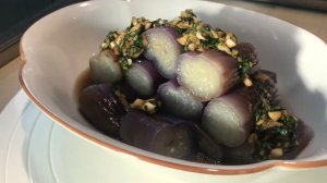 Aubergines en sauce