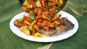 Poisson frit sauce aigre-douce