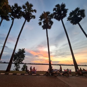 Ms. Nang street food  Mekong Riverbank