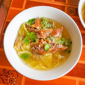 Duck Noodle soup Donkoi Chaokao