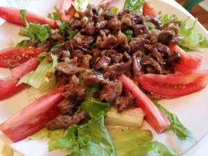 Chicken Gizzard Salad